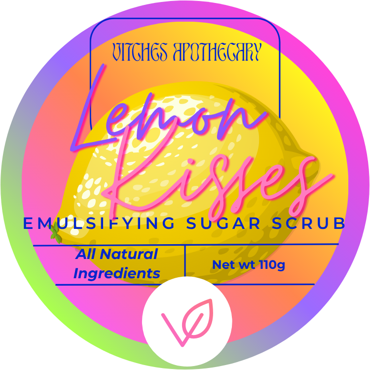 Vitches Apothecary Vegan Emulsifying Sugar Scrub - Creamy Exfoliant