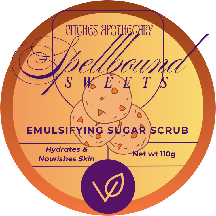 Vitches Apothecary Vegan Emulsifying Sugar Scrub - Creamy Exfoliant