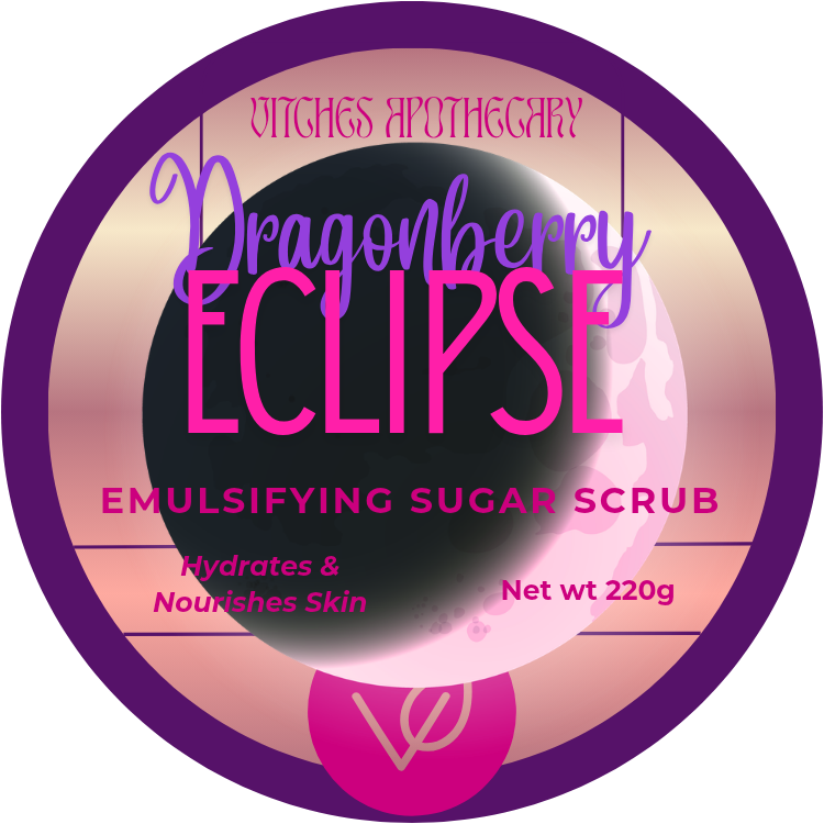 Vitches Apothecary Vegan Emulsifying Sugar Scrub - Creamy Exfoliant
