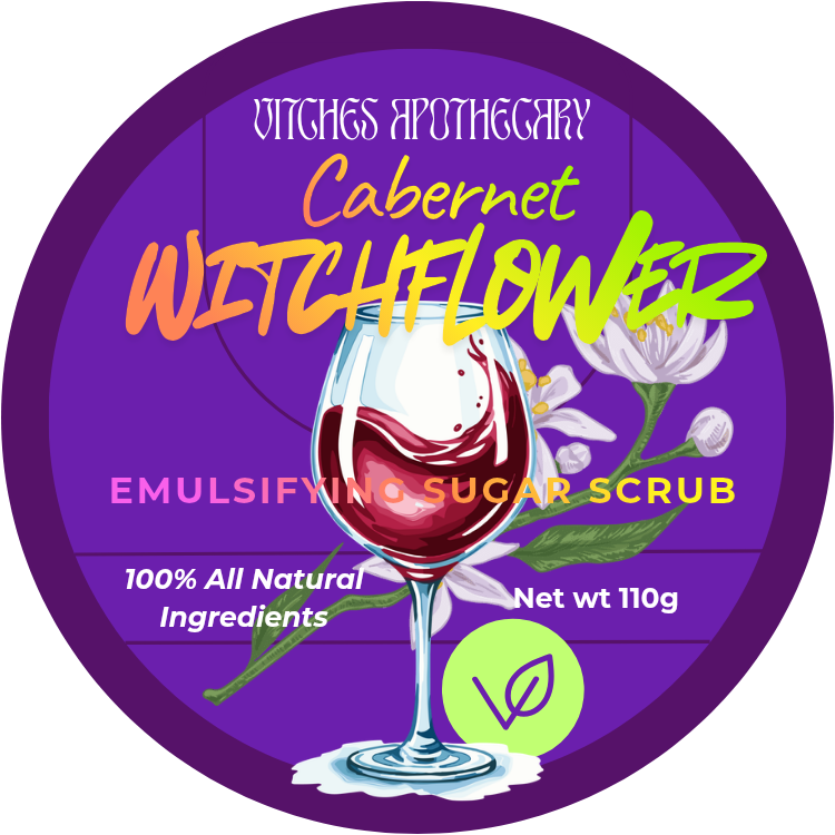 Vitches Apothecary Vegan Emulsifying Sugar Scrub - Creamy Exfoliant