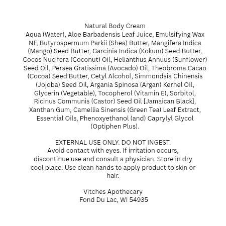 Vitches Apothecary - Fall Collection Body Creams