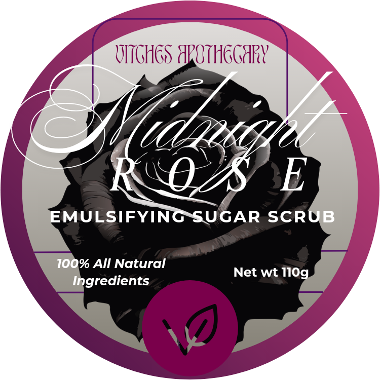 Vitches Apothecary Vegan Emulsifying Sugar Scrub - Creamy Exfoliant