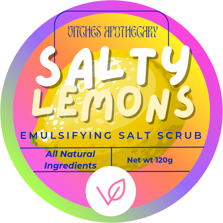 Vitches Apothecary - Himalayan Salt Scrub - Emulsifying Cream Body Polish/Creamy Exfoliant