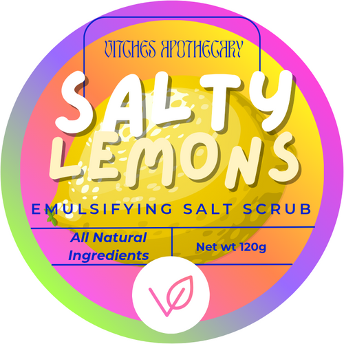 Vitches Apothecary - Himalayan Salt Scrub - Emulsifying Cream Body Polish/Creamy Exfoliant