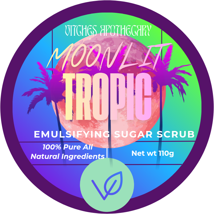 Vitches Apothecary Vegan Emulsifying Sugar Scrub - Creamy Exfoliant